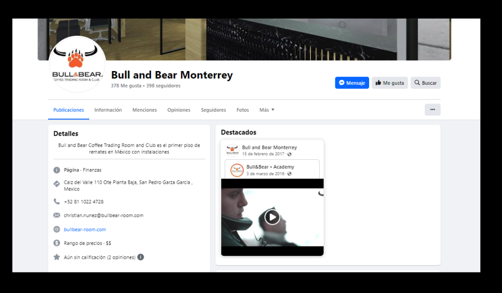 Bull & Bear academy  facebook